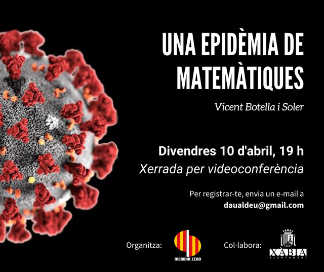 Conferència: “Una epidèmia de Matemàtiques”, a càrrec de Vicent Botella.