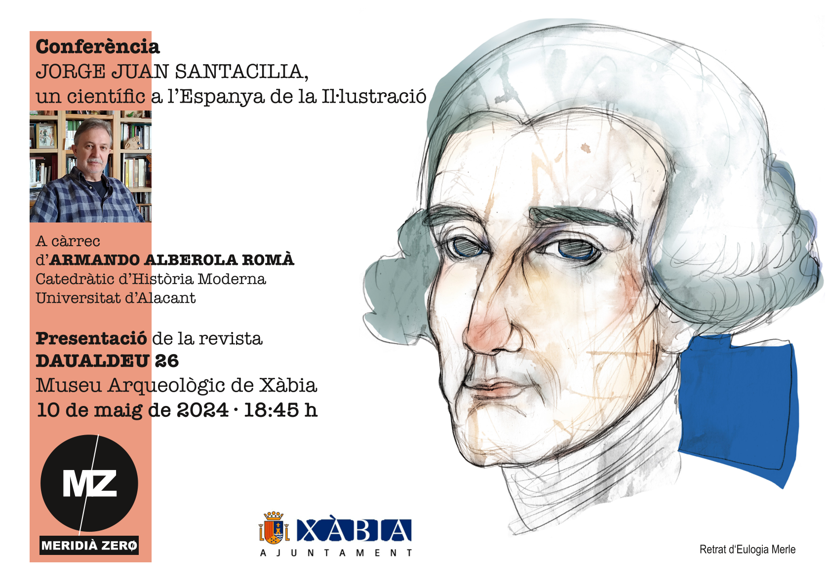 CONFERÈNCIA: Jorge Juan Santacilia, un científic a l’Espanya de la Il·lustració. Presentació del núm. 26 de la revista DAULDEU