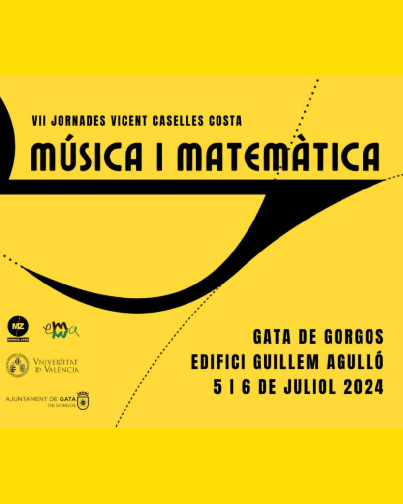 VII Jornades Vicent Caselles Costa: Música i Matemàtica