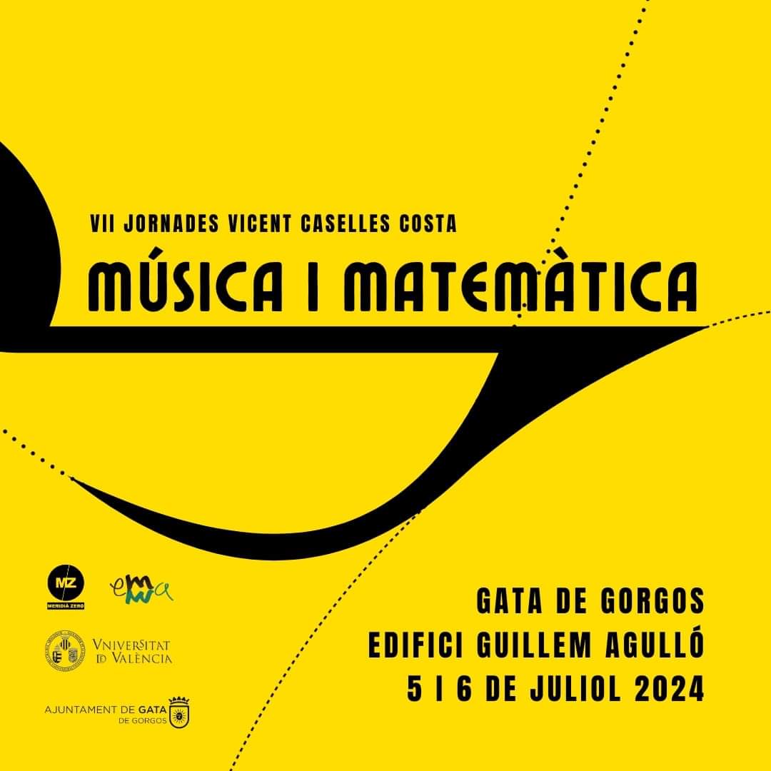 VII Jornades Vicent Caselles Costa: Música i Matemàtica