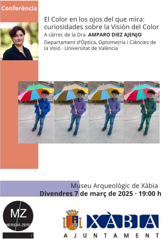 VÍDEO DE LA CONFERÈNCIA: “El Color en els ulls del qui mira: curiositats sobre la Visió del Color”, a càrrec de la Dra. AMPARO DÍEZ AJENJO