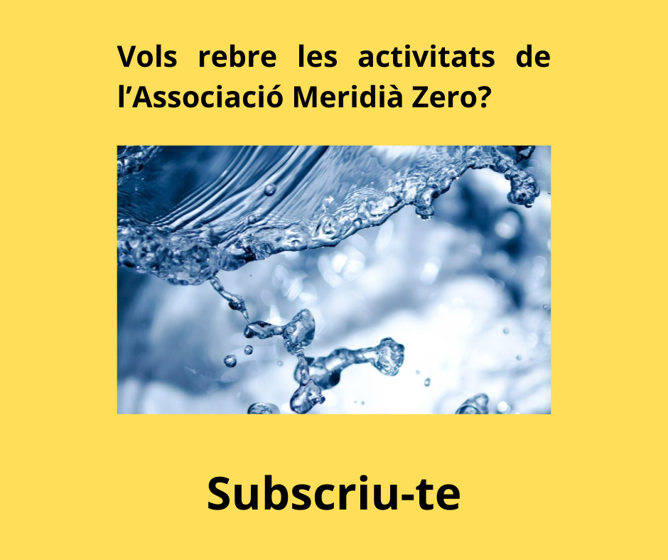 Subscriu-te per rebre les activitats de Meridià Zero